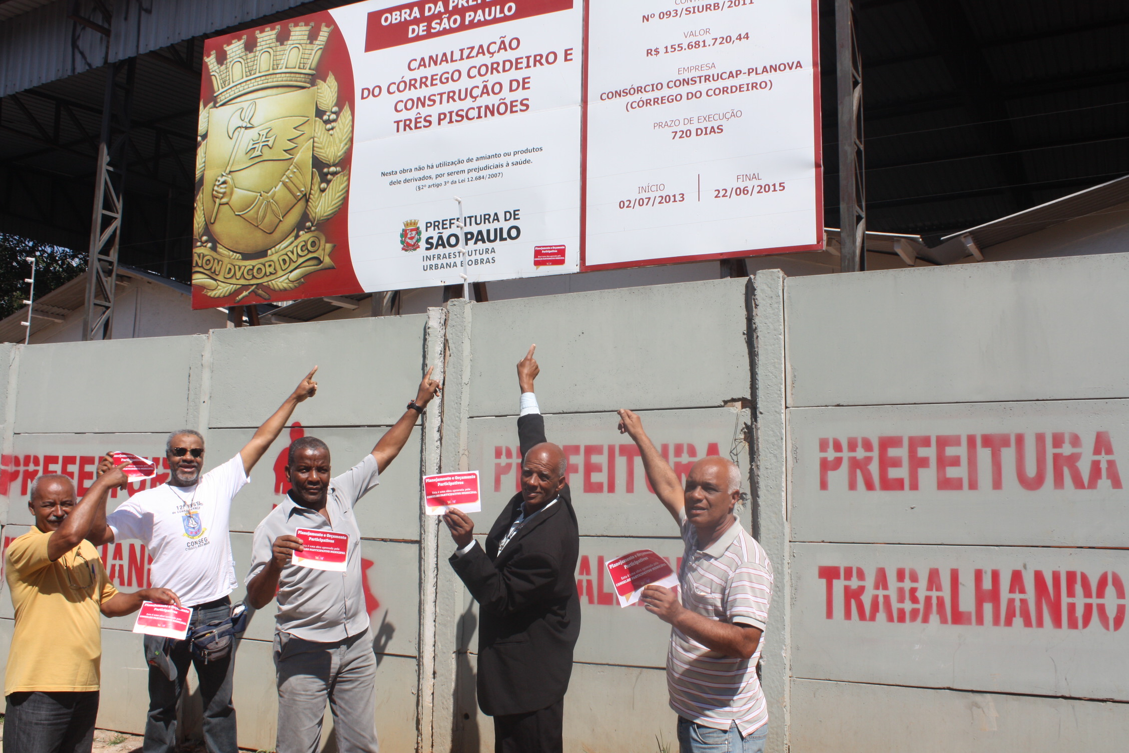 Obras do córrego Cordeiro e da CEI Guarapiranga receberam os primeiros Selos de Aprovação do Conselho Participativo Municipal