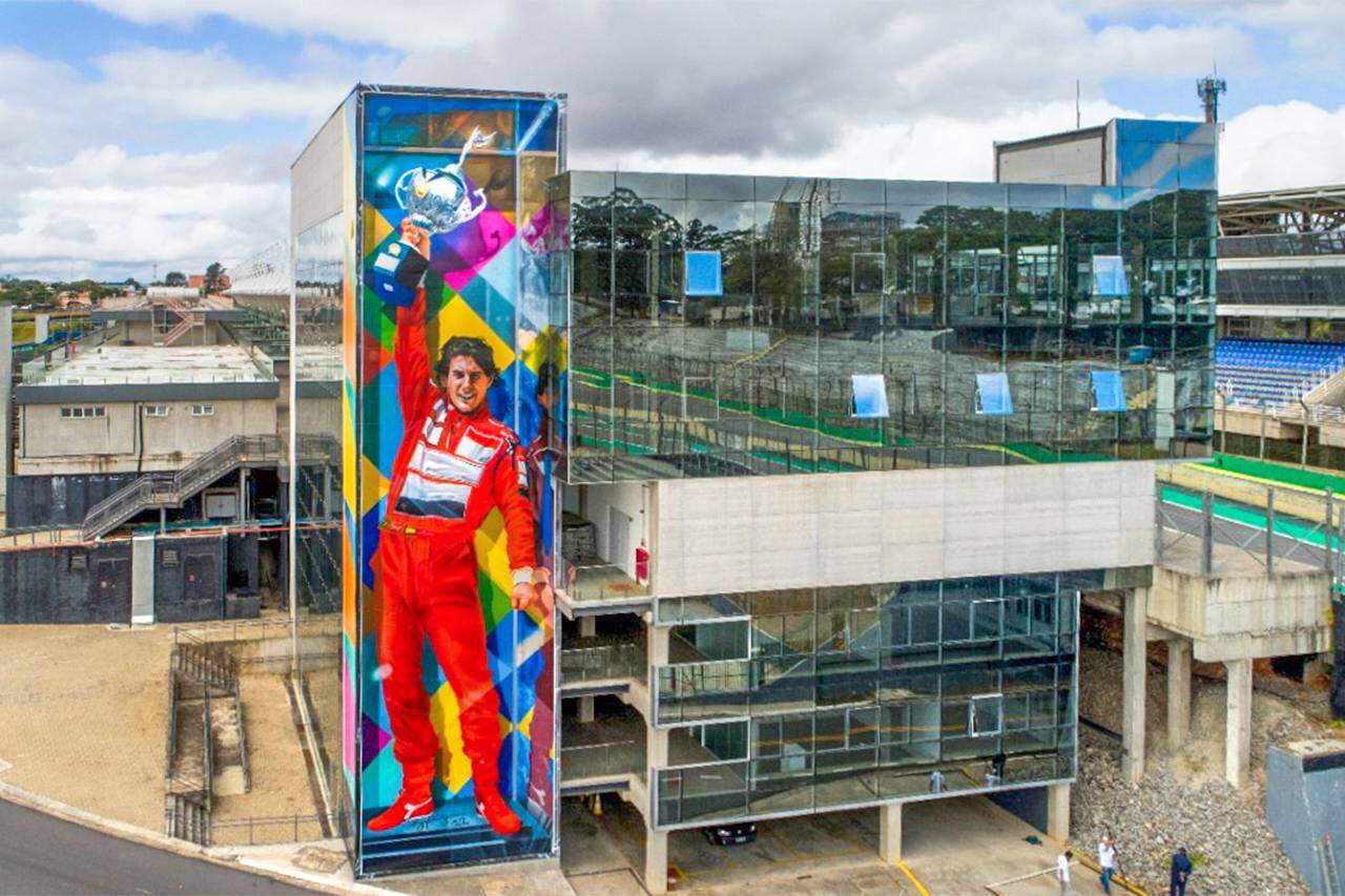 Estação Primavera-Interlagos da CPTM terá painel em homenagem a Ayrton Senna